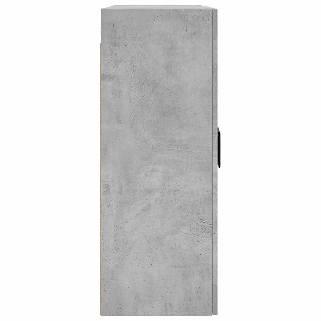 Betoninharmaa seinäkiinnitettävä kaappi Tamuita 69,5x34x90cm
