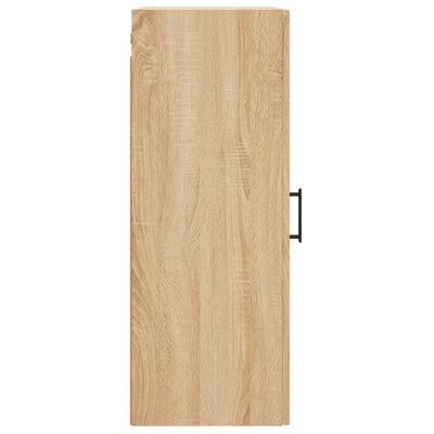 Seinäkiinnitettävä kaappi Sonoma-tammi 34,5x34x90 cm