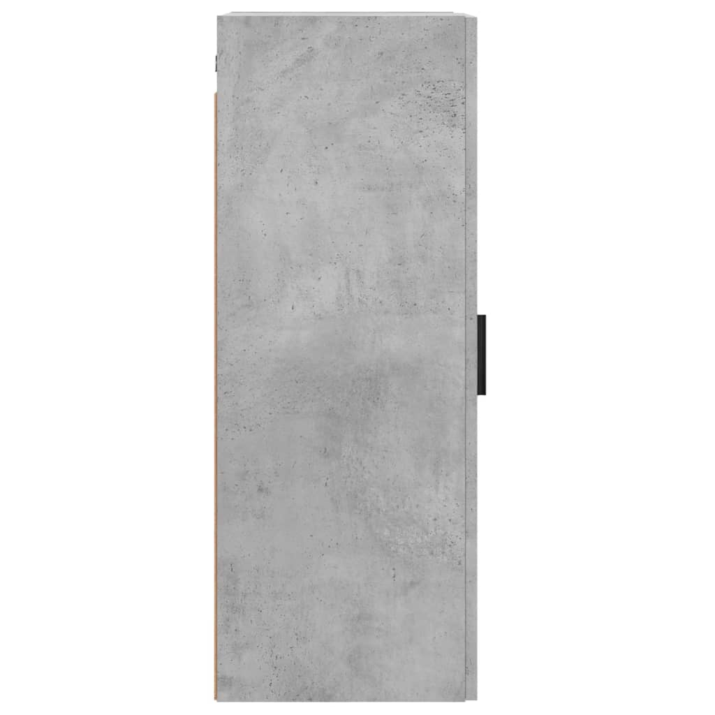 Betoninharmaa seinäkiinnitettävä kaappi Amiya 34,5x34x90cm