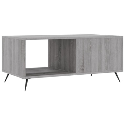 Sohvapöytä harmaa Sonoma 90x50x40 cm tekninen puu