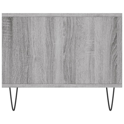 Sohvapöytä harmaa Sonoma 90x50x40 cm tekninen puu