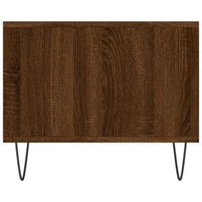 Sohvapöytä ruskea tammi 90x50x40 cm tekninen puu