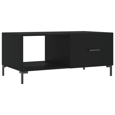 Sohvapöytä musta 90x50x40 cm tekninen puu
