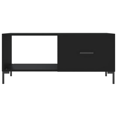 Sohvapöytä musta 90x50x40 cm tekninen puu