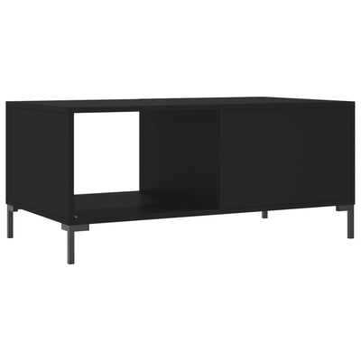 Sohvapöytä musta 90x50x40 cm tekninen puu