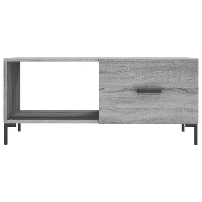 Sohvapöytä harmaa Sonoma 90x50x40 cm tekninen puu