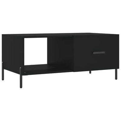 Sohvapöytä musta 90x50x40 cm tekninen puu