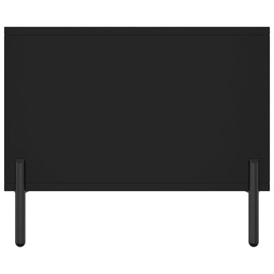 Sohvapöytä musta 90x50x40 cm tekninen puu