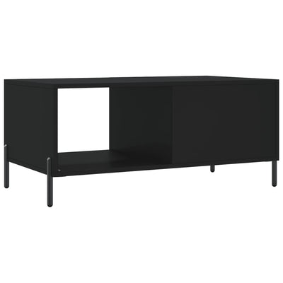 Sohvapöytä musta 90x50x40 cm tekninen puu