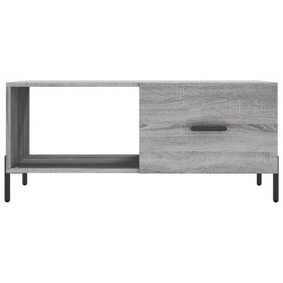 Sohvapöytä harmaa Sonoma 90x50x40 cm tekninen puu