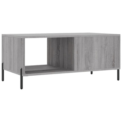 Sohvapöytä harmaa Sonoma 90x50x40 cm tekninen puu