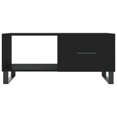 Sohvapöytä musta 90x50x40 cm tekninen puu