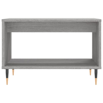 Sohvapöytä harmaa Sonoma 60x50x40 cm tekninen puu