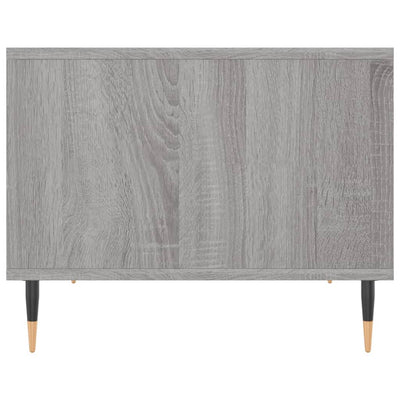 Sohvapöytä harmaa Sonoma 60x50x40 cm tekninen puu