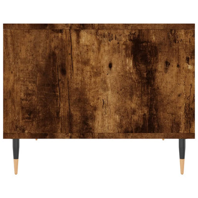 Sohvapöytä ruskea tammi 60x50x40 cm tekninen puu