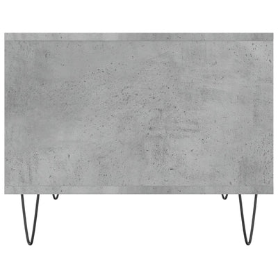 Sohvapöytä betoninharmaa 60x50x40 cm tekninen puu