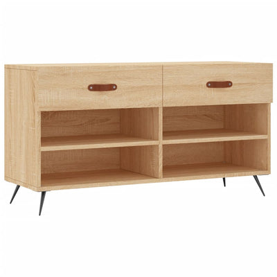 Kenkäpenkki Sonoma-tammi 102x35x55 cm tekninen puu