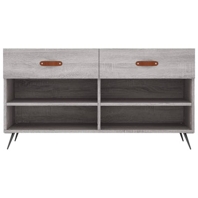 Kenkäpenkki harmaa Sonoma 102x35x55 cm tekninen puu