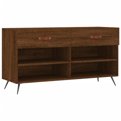 Kenkäpenkki ruskea tammi 102x35x55 cm tekninen puu