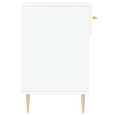 Kenkäpenkki valkoinen 102x35x55 cm tekninen puu