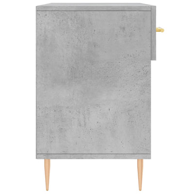 Kenkäpenkki betoninharmaa 102x35x55 cm tekninen puu