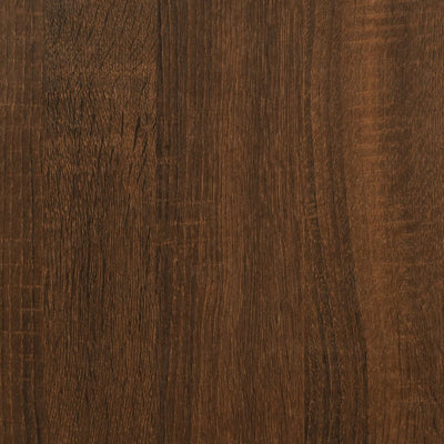 Kenkäpenkki ruskea tammi 102x35x55 cm tekninen puu