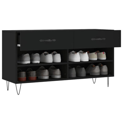 Musta kenkäpenkki Berende 102x35x55cm (puinen)