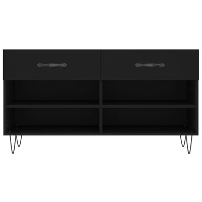 Musta kenkäpenkki Berende 102x35x55cm (puinen)