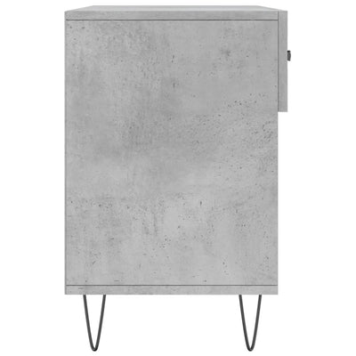 Kenkäpenkki betoninharmaa 102x35x55 cm tekninen puu