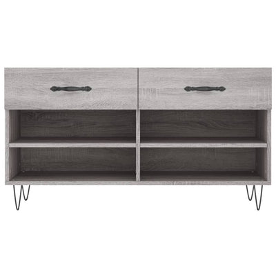 Kenkäpenkki harmaa Sonoma 102x35x55 cm tekninen puu