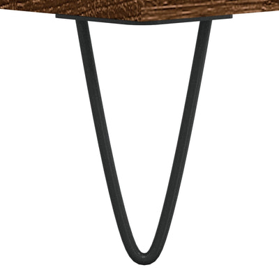 Kenkäpenkki ruskea tammi 102x35x55 cm tekninen puu