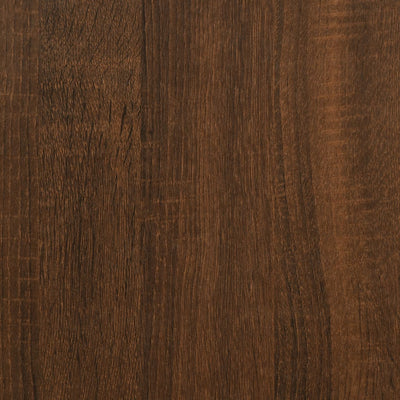 Kenkäpenkki ruskea tammi 102x35x55 cm tekninen puu