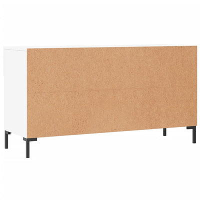 Kenkäpenkki valkoinen 102x35x55 cm tekninen puu