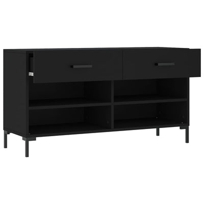 Kenkäpenkki musta 102x35x55 cm tekninen puu