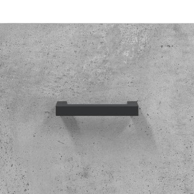 Kenkäpenkki betoninharmaa 102x35x55 cm tekninen puu