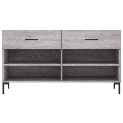 Kenkäpenkki harmaa Sonoma 102x35x55 cm tekninen puu