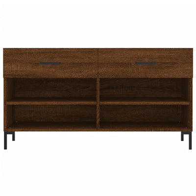 Kenkäpenkki ruskea tammi 102x35x55 cm tekninen puu