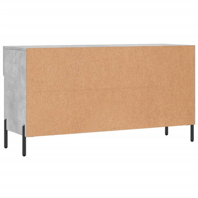Kenkäpenkki betoninharmaa 102x35x55 cm tekninen puu