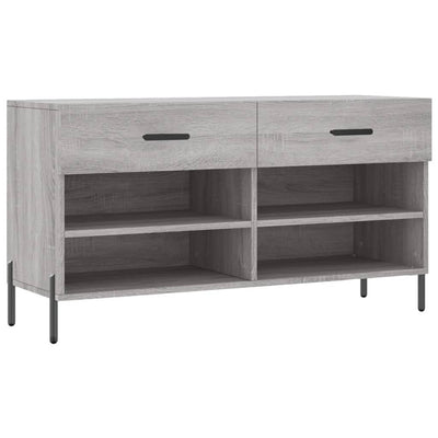 Kenkäpenkki harmaa Sonoma 102x35x55 cm tekninen puu