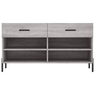 Kenkäpenkki harmaa Sonoma 102x35x55 cm tekninen puu