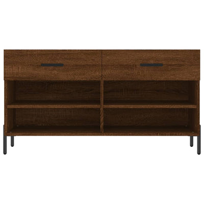Kenkäpenkki ruskea tammi 102x35x55 cm tekninen puu