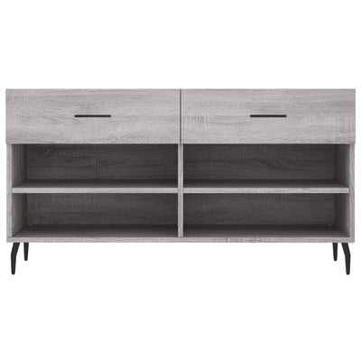 Kenkäpenkki harmaa Sonoma 102x35x55 cm tekninen puu
