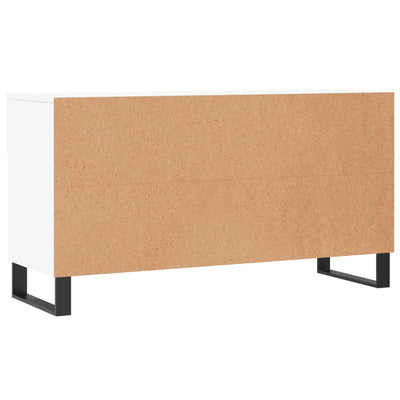 Kenkäpenkki valkoinen 102x35x55 cm tekninen puu