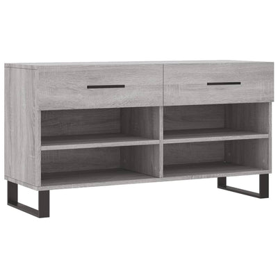 Kenkäpenkki harmaa Sonoma 102x35x55 cm tekninen puu