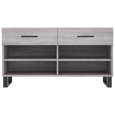 Kenkäpenkki harmaa Sonoma 102x35x55 cm tekninen puu