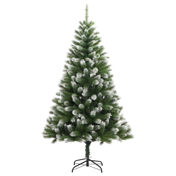 Tekojoulukuusi saranoilla ja lumihuurteella Liiana 240cm