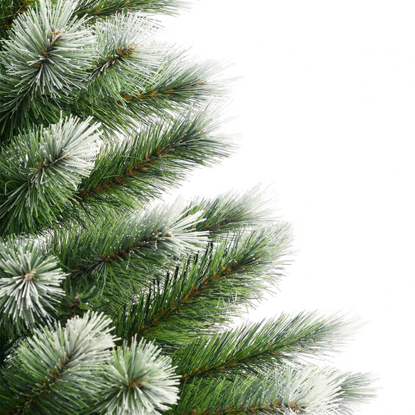 Tekojoulukuusi saranoilla ja lumihuurteella Liiana 240cm