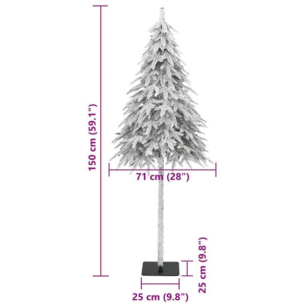Tekojoulukuusi lumihuurteella 150 cm
