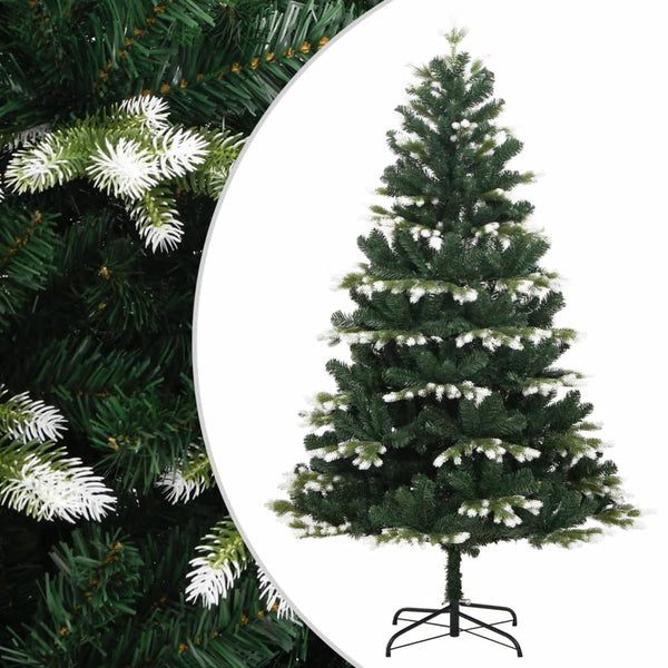 Tekojoulukuusi saranoilla ja lumihuurteella Ditia 120cm