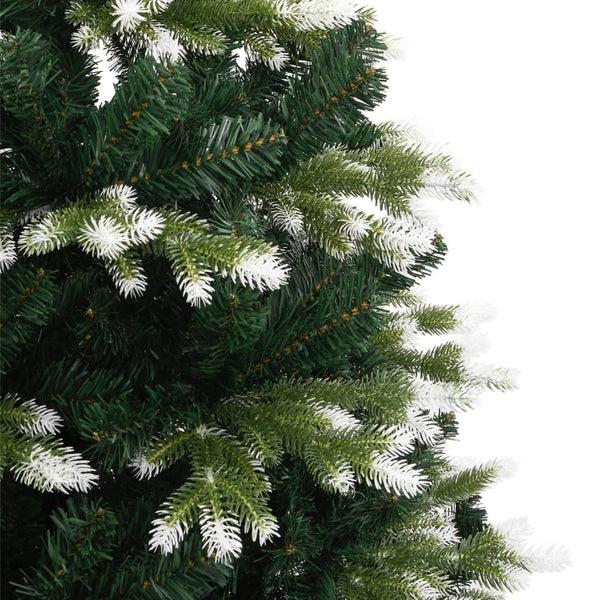 Tekojoulukuusi saranoilla ja lumihuurteella Ditia 240cm